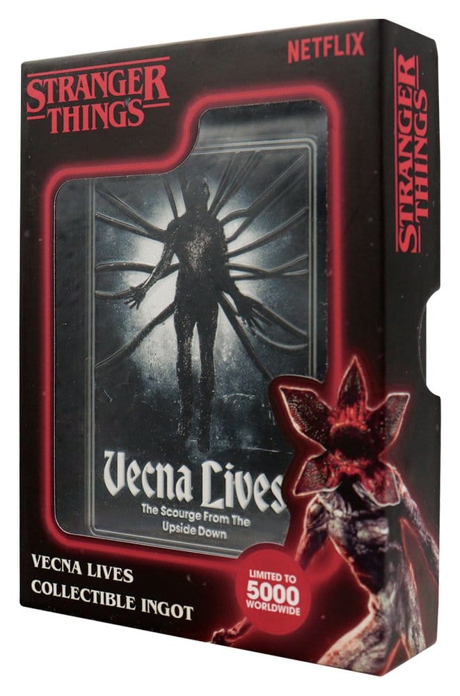 Stranger Things 5 Metallbarren Vecna Lives Limited Edition