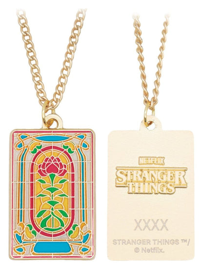 Stranger Things Halskette Creel House Window Limited Edition 3 x 2 cm
