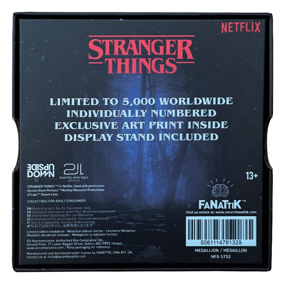 Stranger Things Medaille Eleven & Mind Flayer Limited Edition