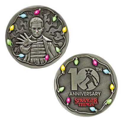 Stranger Things Sammelmünze 10th Anniversary Eleven Limited Edition