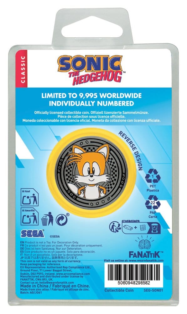 Sonic - The Hedgehog Sammelmünze Sonic & Tails