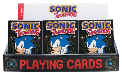 Sonic the Hedgehog Spielkarten Display (12 Packs)