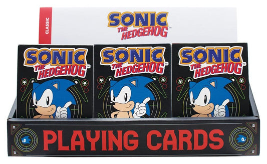 Sonic the Hedgehog Spielkarten Display (12 Packs)