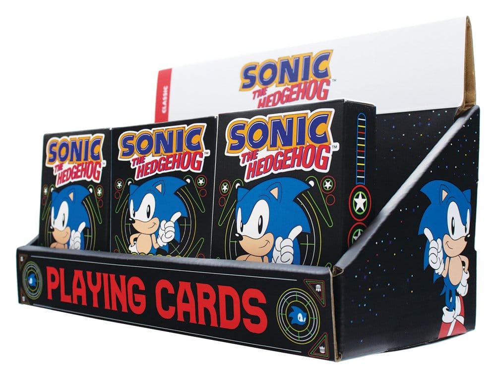 Sonic the Hedgehog Spielkarten Display (12 Packs)