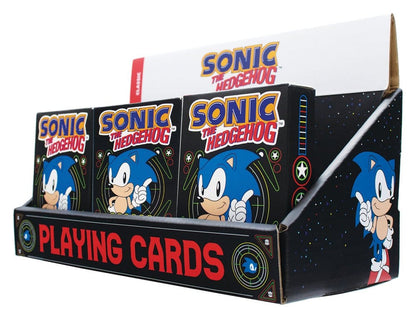 Sonic the Hedgehog Spielkarten Display (12 Packs)
