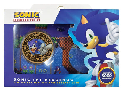 Sonic the Hedgehog Sammelmünze 35. Jubiläum Limited Edition