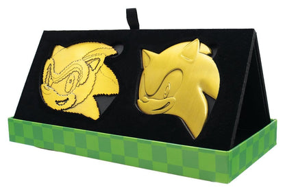 Sonic the Hedgehog Medaillen-Set 35th Anniversary Then & Now Limited Edition