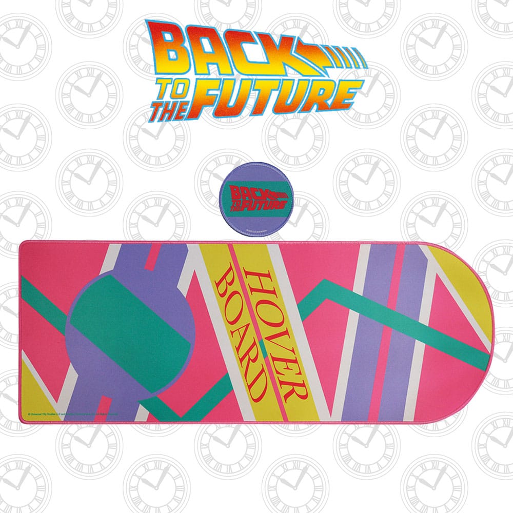 Zurück in die Zukunft Schreibtischunterlage & Untersetzer Hoverboard Limited Edition