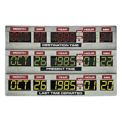 Zurück in die Zukunft Metallbarren 40th Anniversary Time Circuits Limited Edition
