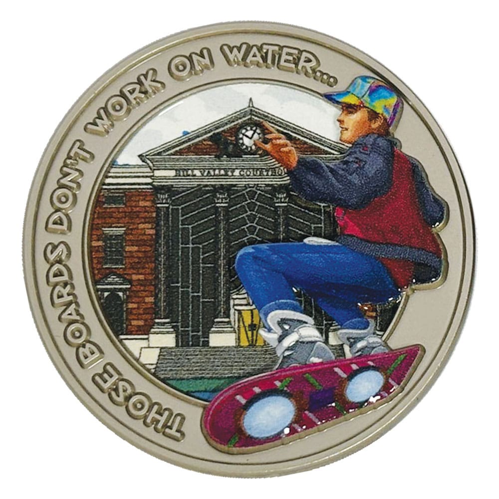 Zurück in die Zukunft Sammelmünze Hoverboard Limited Edition