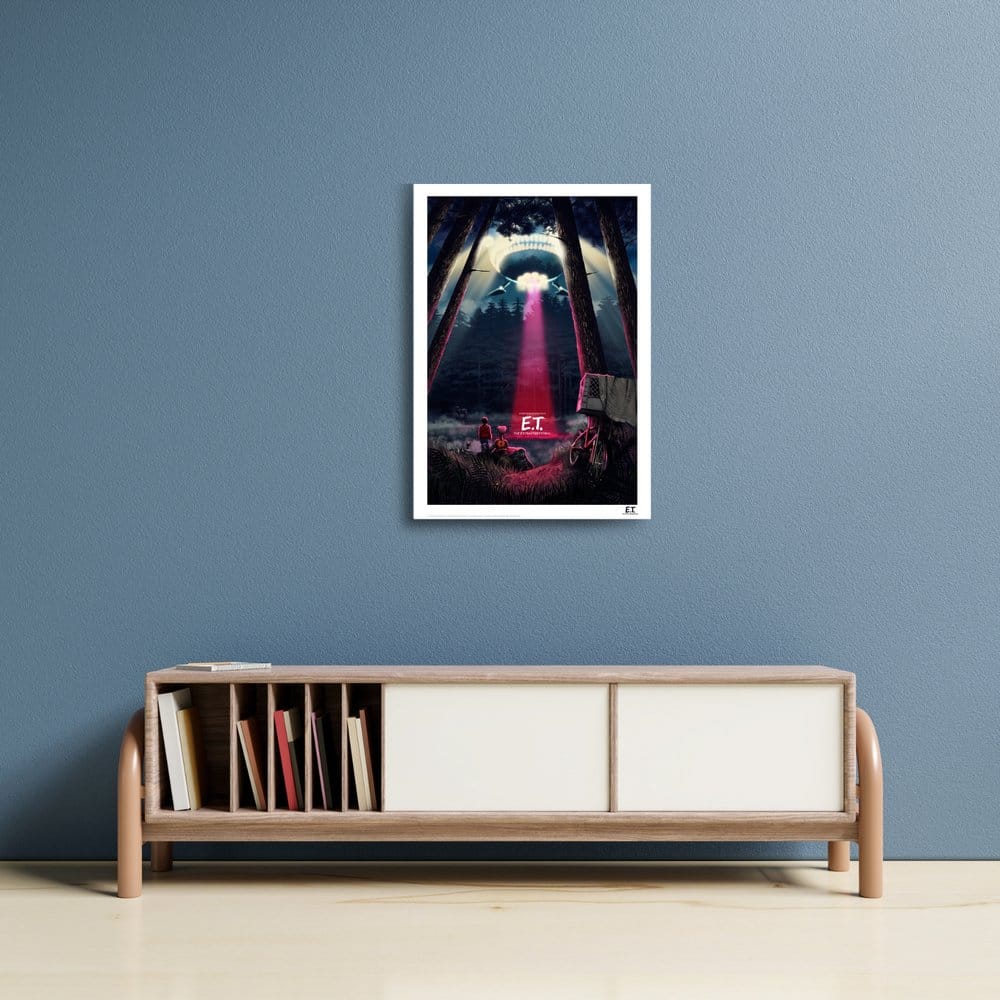E.T. - Der Außerirdische Kunstdruck Ver. B Limited Edition 30 x 47 cm