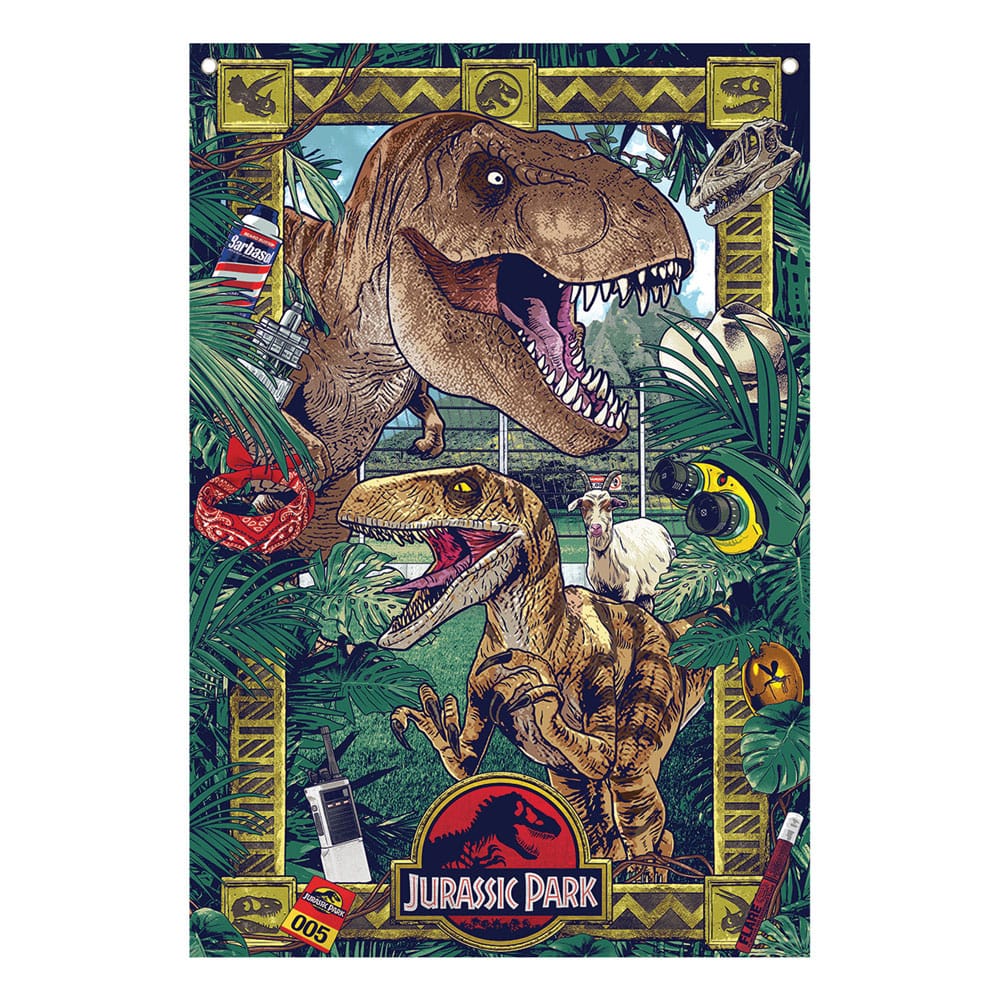 Jurassic Park Wandbehang 125 x 85 cm