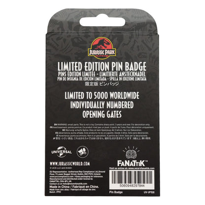 Jurassic Park Ansteck-Pin Gates Hinged