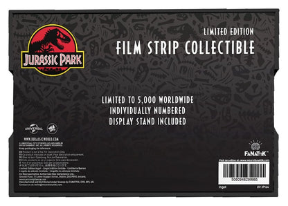 Jurassic Park Metallbarren Metal Film Strip Collectible 12 cm