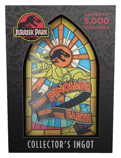 Jurassic Park Metallbarren Stained Glass Style Metal 11 cm