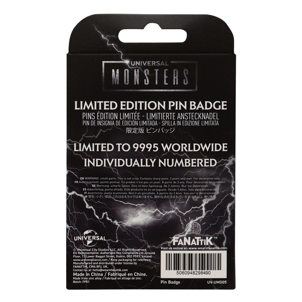 Universal Monsters Ansteck-Pin Limited Edition