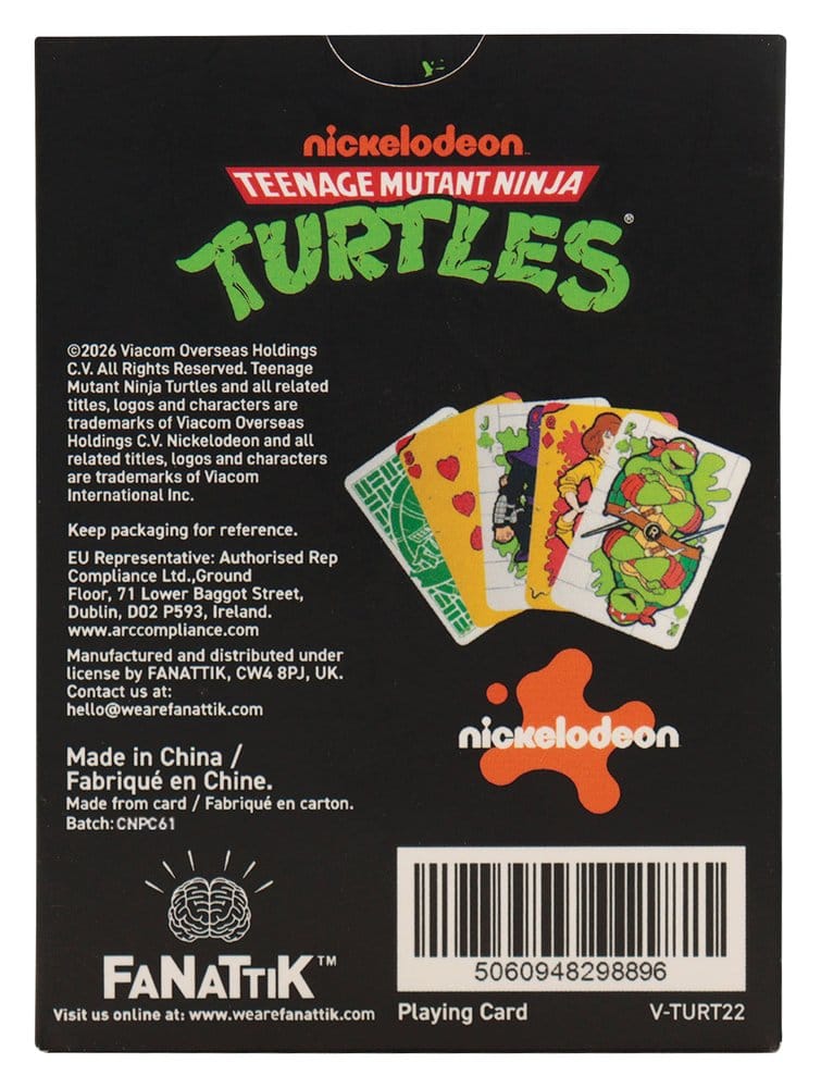 Teenage Mutant Ninja Turtles Spielkarten Display (12)