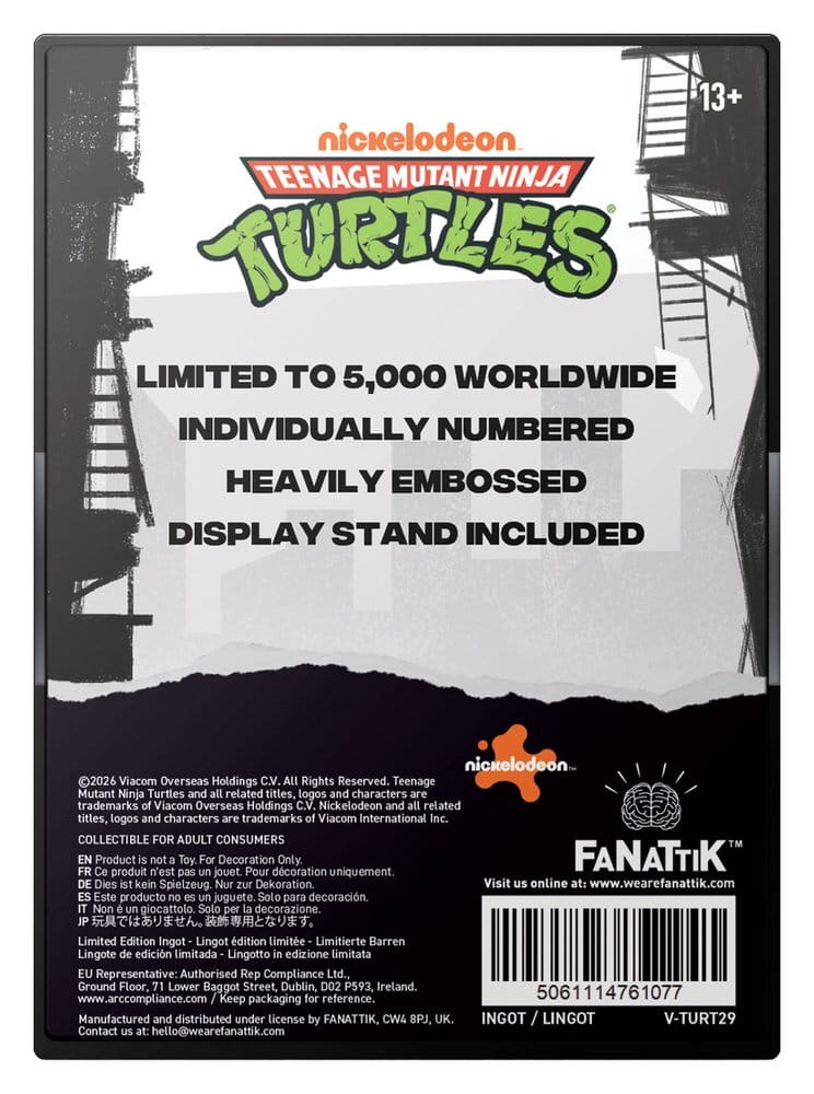 Teenage Mutant Ninja Turtles Metallbarren Villain Limited Edition