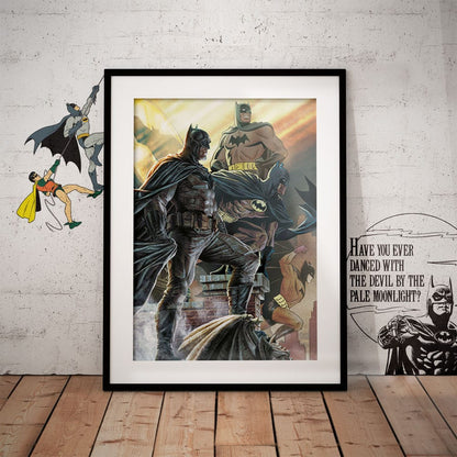 DC Comis Kunstdruck Batman 85th Anniversary Limited Edition 42 x 30 cm