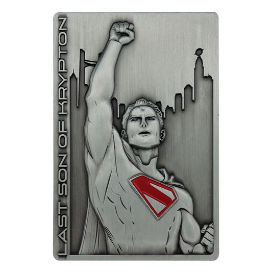 Superman 2025 Metallbarren Last Son of Krypton Limited Edition