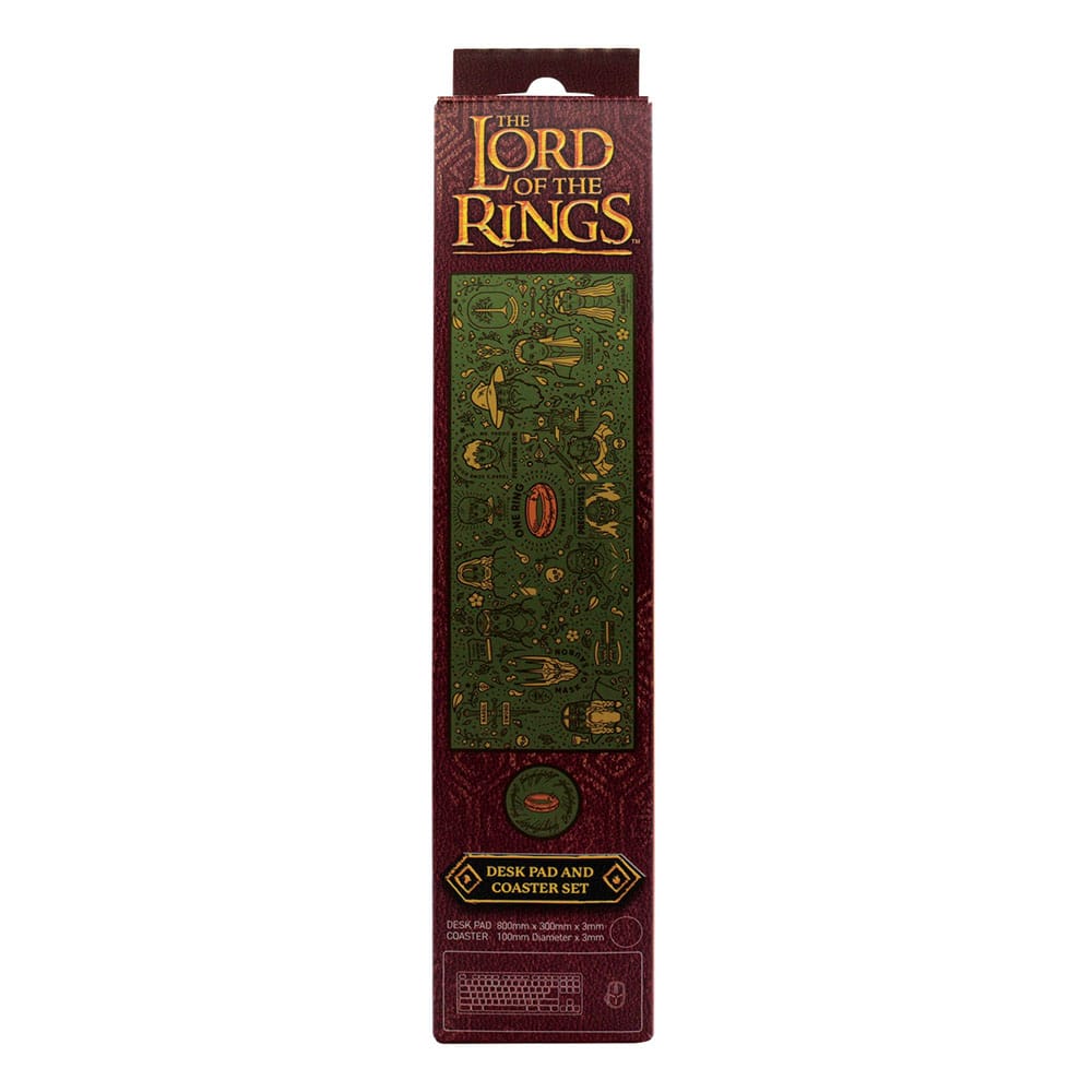 Herr der Ringe Schreibtischunterlage & Untersetzer