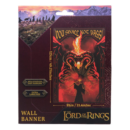 Herr der Ringe Wandbehang You shall not pass! 125 x 85 cm