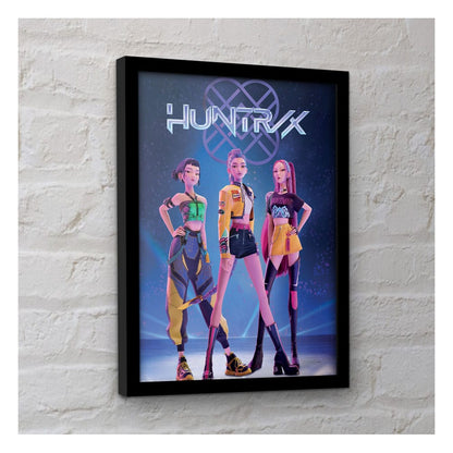 KPop Demon Hunters Collector Print Poster im Rahmen Huntrix