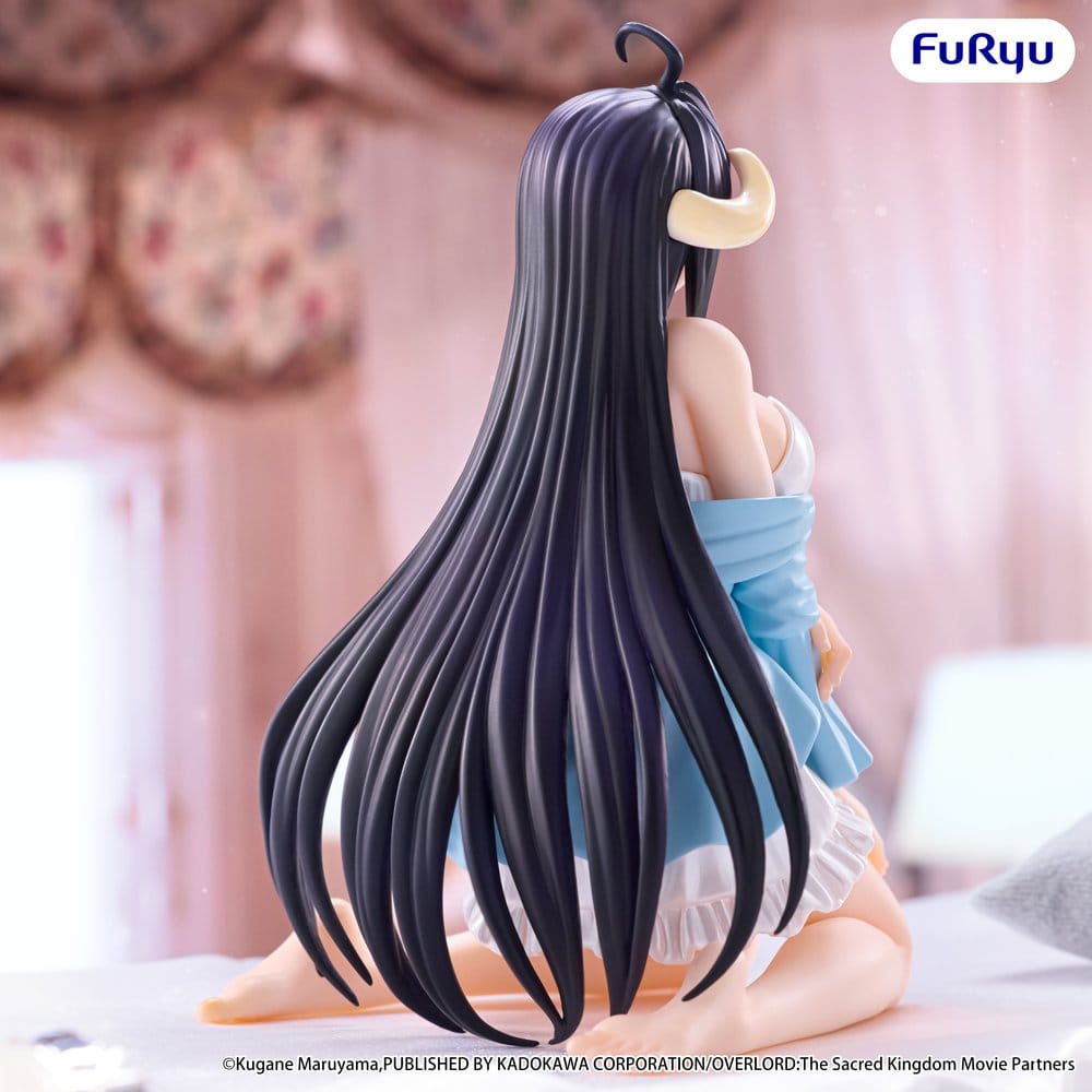 Overlord Noodle Stopper PVC Figur Albedo Loungewear Pearl White Ver. 12 cm