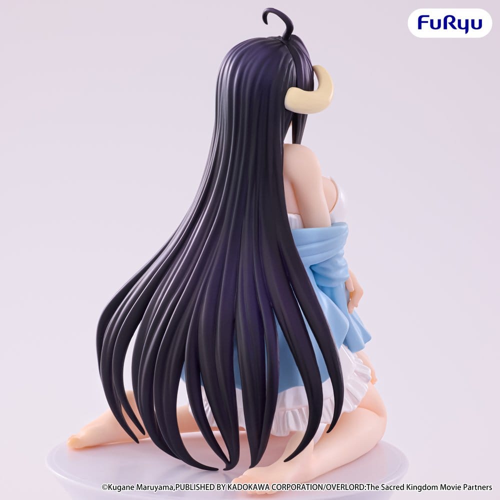 Overlord Noodle Stopper PVC Figur Albedo Loungewear Pearl White Ver. 12 cm