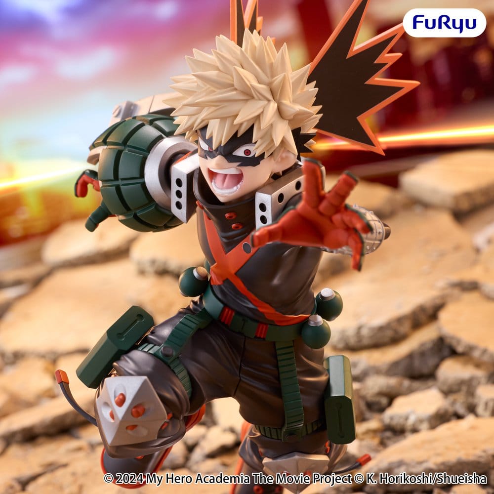 My Hero Academia: You're Next Muchute PVC Figur Katsuki Bakugo 25 cm