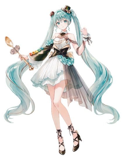 Hatsune Miku x Tirol Choco Collaboration PVC Figur Coffee Nougat Ver. 19 cm