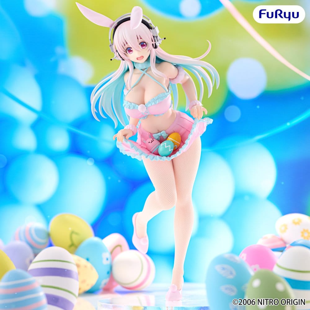 Super Sonico BiCute Bunnies PVC Figur Pastel Easter Ver. 29 cm