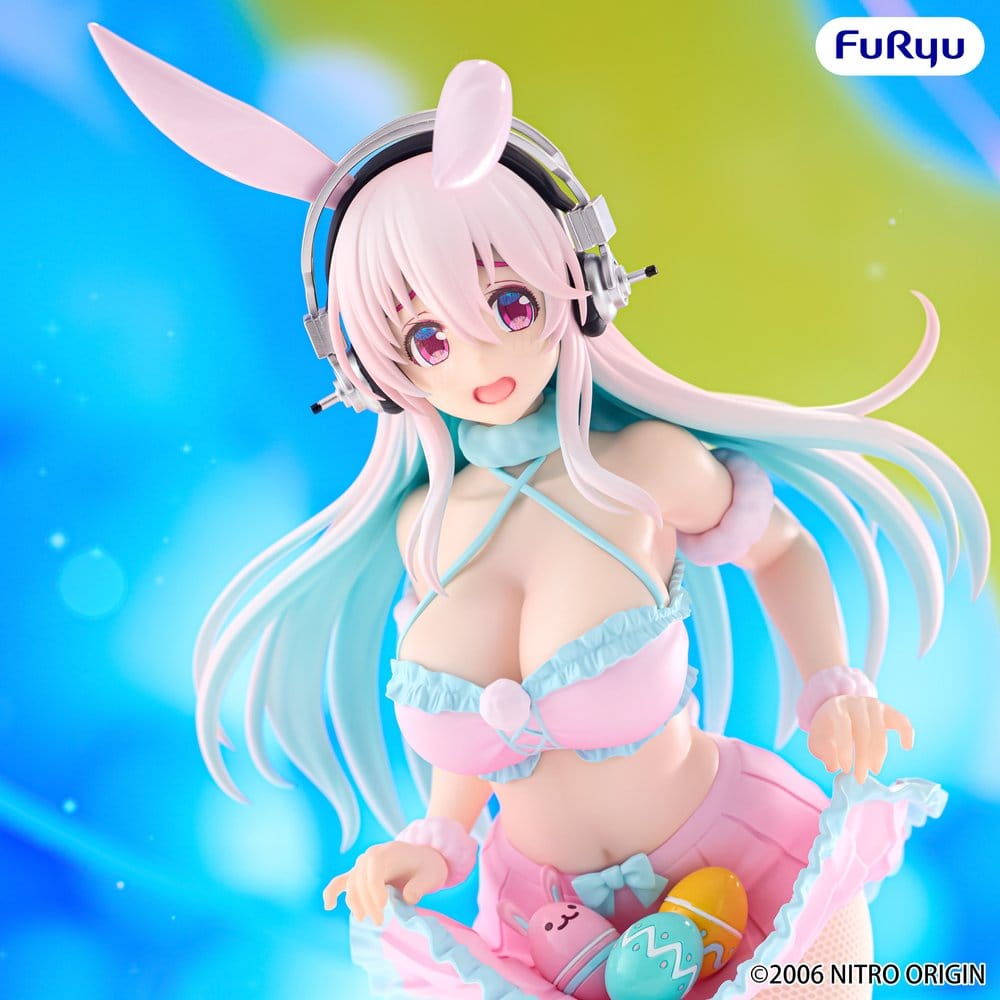 Super Sonico BiCute Bunnies PVC Figur Pastel Easter Ver. 29 cm