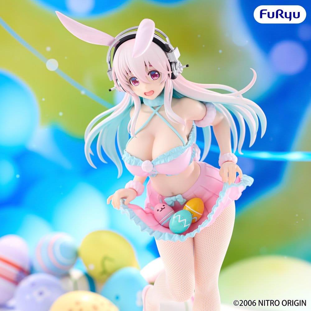 Super Sonico BiCute Bunnies PVC Figur Pastel Easter Ver. 29 cm