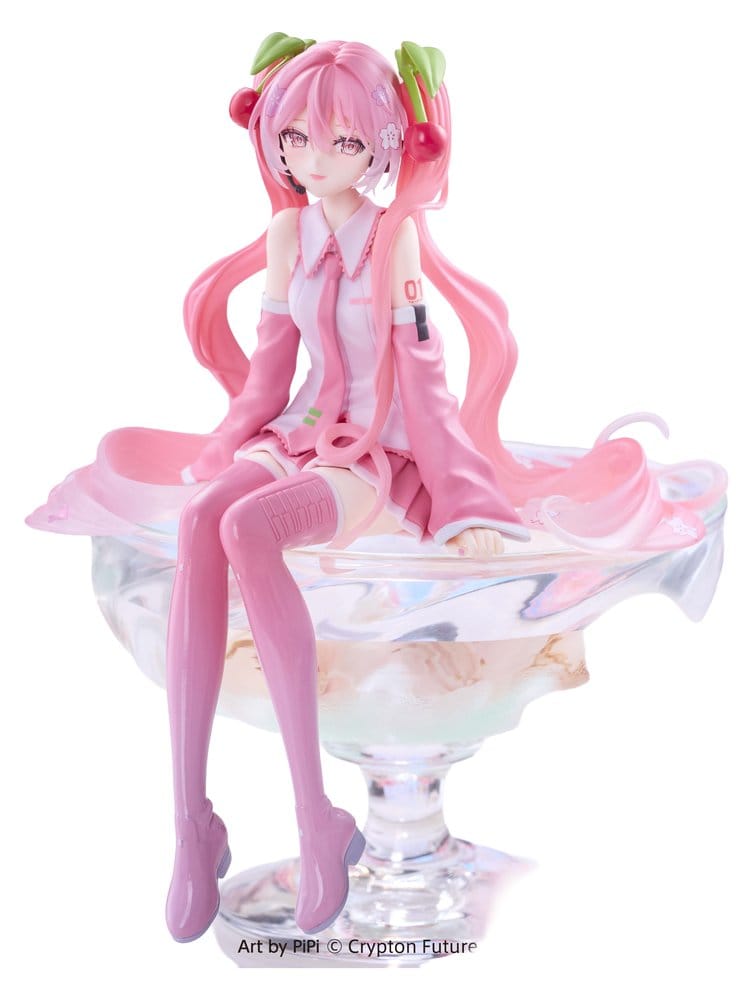 Hatsune Miku Noodle Stopper PVC Figur Sakura Miku 2026 Smile Ver. 14 cm