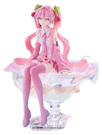 Hatsune Miku Noodle Stopper PVC Figur Sakura Miku 2026 Smile Ver. 14 cm