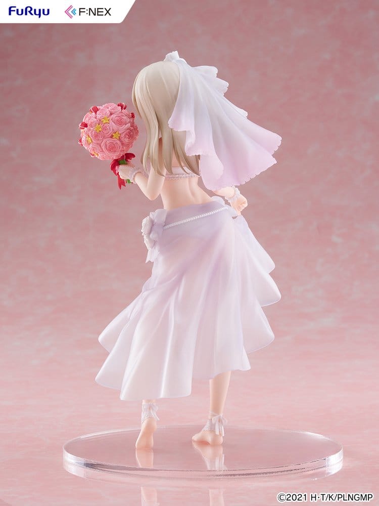 Fate/kaleid liner Prisma Illya: Licht - The Nameless Girl F:NEX PVC Figur 1/7 Illyasviel von Einzbern Wedding Swimsuit Ver. 21 cm