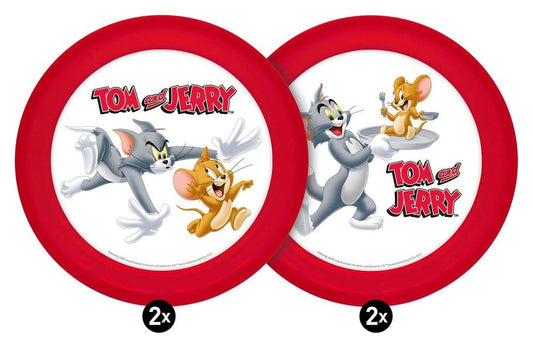 Tom & Jerry Teller 4er-Pack 21 cm