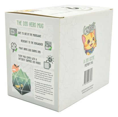 Glassstaff Geschenkbox Tasse & Würfel D20 A D20 Scene