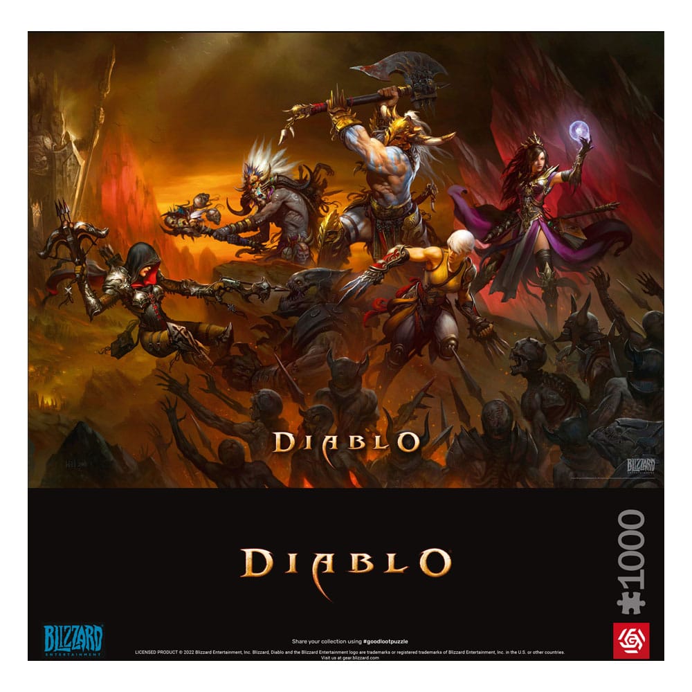 Diablo Gaming Puzzle Heroes Battle (1000 Teile)