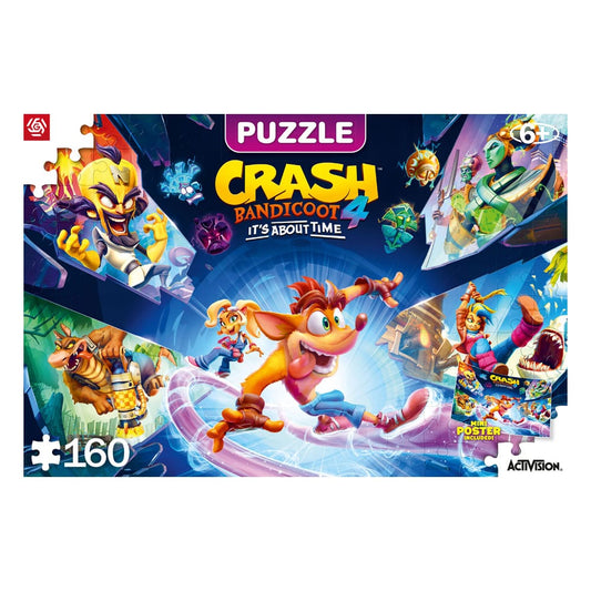 Crash Bandicoot 4 Kids Puzzle It's About Time (160 Teile)