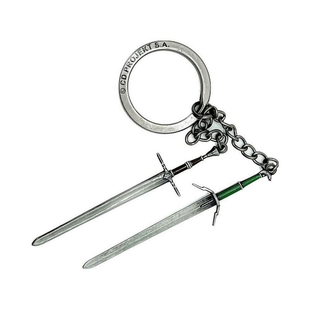 The Witcher III: Wild Hunt Schlüsselanhänger Geralt Two Swords