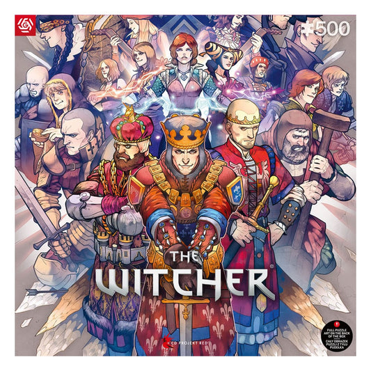 The Witcher Gaming Puzzle Northern Realms (500 Teile)