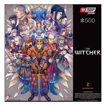 The Witcher Gaming Puzzle Northern Realms (500 Teile)