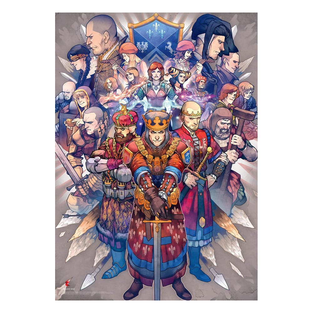 The Witcher Gaming Puzzle Northern Realms (500 Teile)