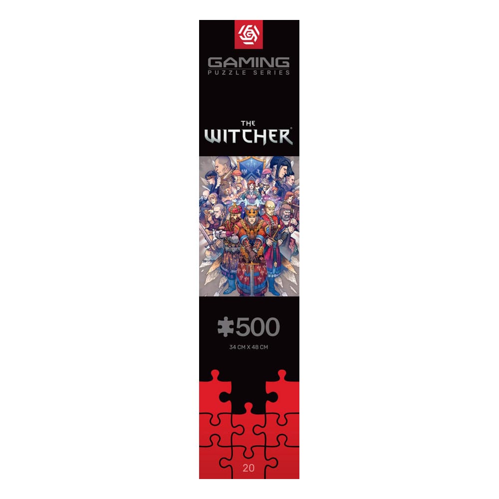 The Witcher Gaming Puzzle Northern Realms (500 Teile)