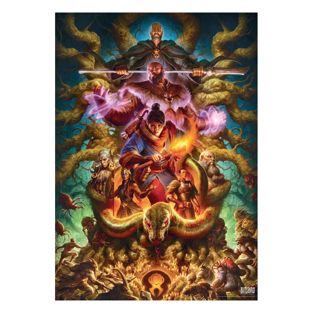 Diablo IV Gaming Puzzle Horadrim (1000 Teile)