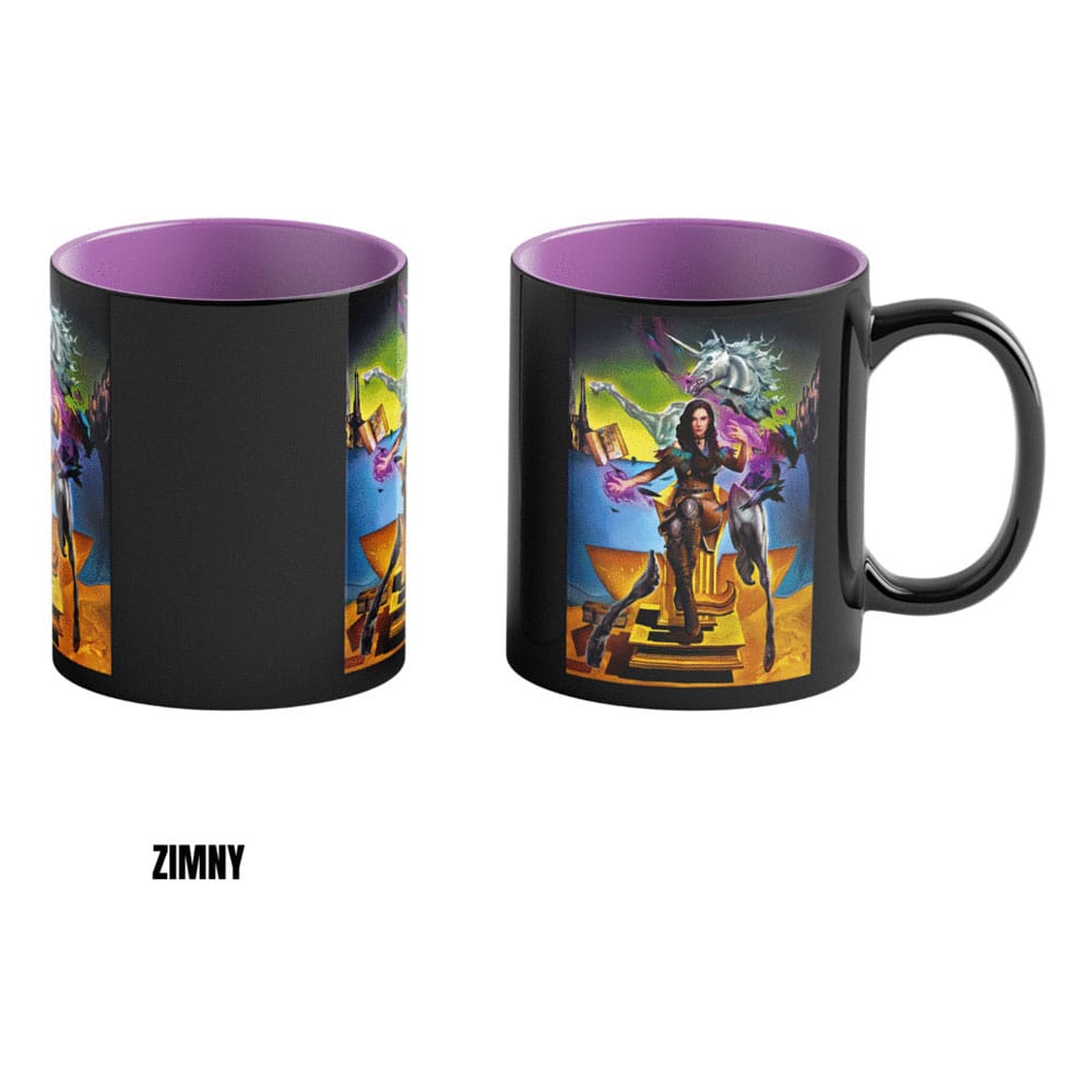 The Witcher III: Wild Hunt Game Art Chronicles Tasse mit Thermoeffekt Yennefer inspired by Salvador Dali 450 ml
