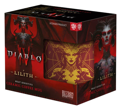 Diablo IV Tasse mit Thermoeffekt Lilith's Blood