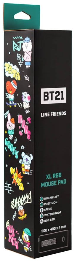 BT21 LED XXL Mauspad 90 x 40 cm